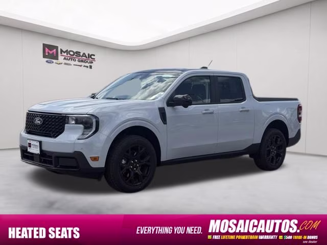 2026 Space White Metallic Ford Maverick Lariat AWD Truck