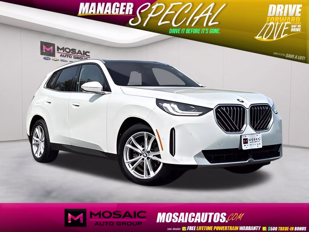 2025 Alpine White BMW X3 30 xDrive AWD SUV