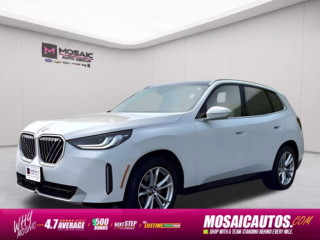 2025 Alpine White BMW X3 30 xDrive AWD SUV