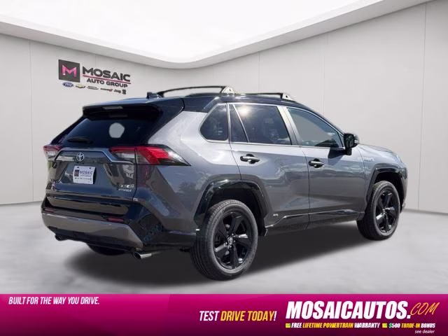 2019 Magnetic Gray Metallic Toyota RAV4 Hybrid XSE AWD SUV