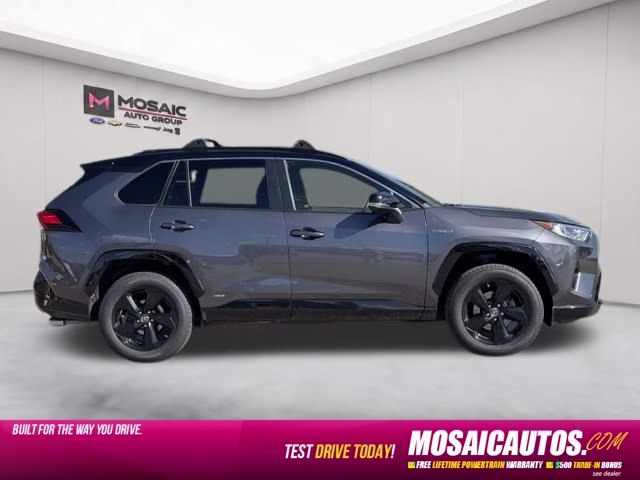 2019 Magnetic Gray Metallic Toyota RAV4 Hybrid XSE AWD SUV