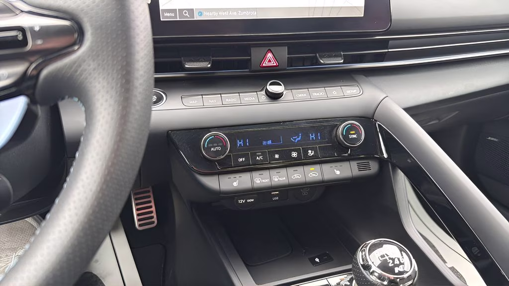 2025 Atlas White Hyundai Elantra N Base FWD Sedan