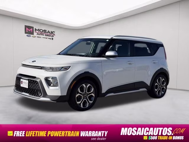 2020 Snow White Pearl Kia Soul X-Line FWD Hatchback