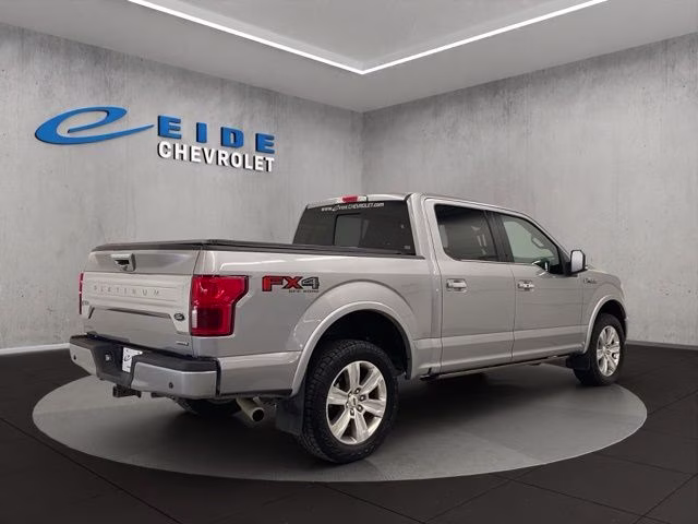 2020 Silver Metallic Ford F-150 Platinum 4X4 Truck