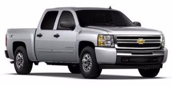 2012 Blue Chevrolet Silverado 1500 LT 4X4 Truck