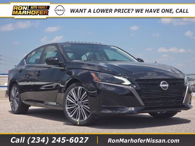 2026 Super Black Clearcoat Nissan Altima 2.5 SV FWD Sedan