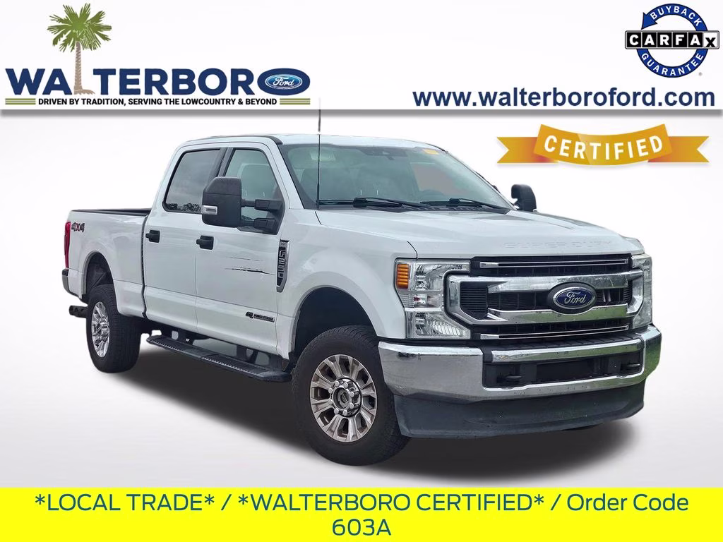 2022 Oxford White Ford Super Duty F-250 SRW XLT 4X4 Truck