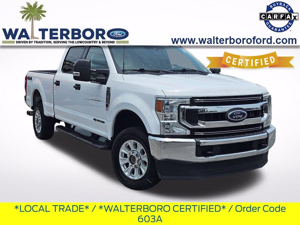 2022 Oxford White Ford Super Duty F-250 SRW XLT 4X4 Truck