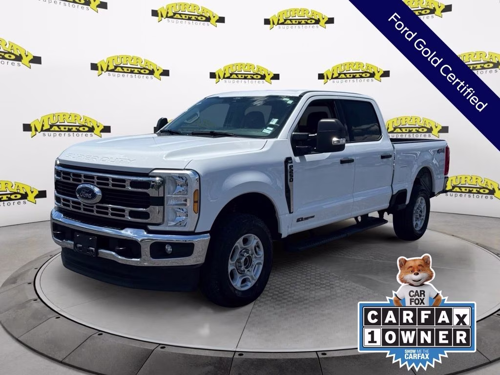 2025 White Ford Super Duty F-250 SRW XLT 4X4 Truck