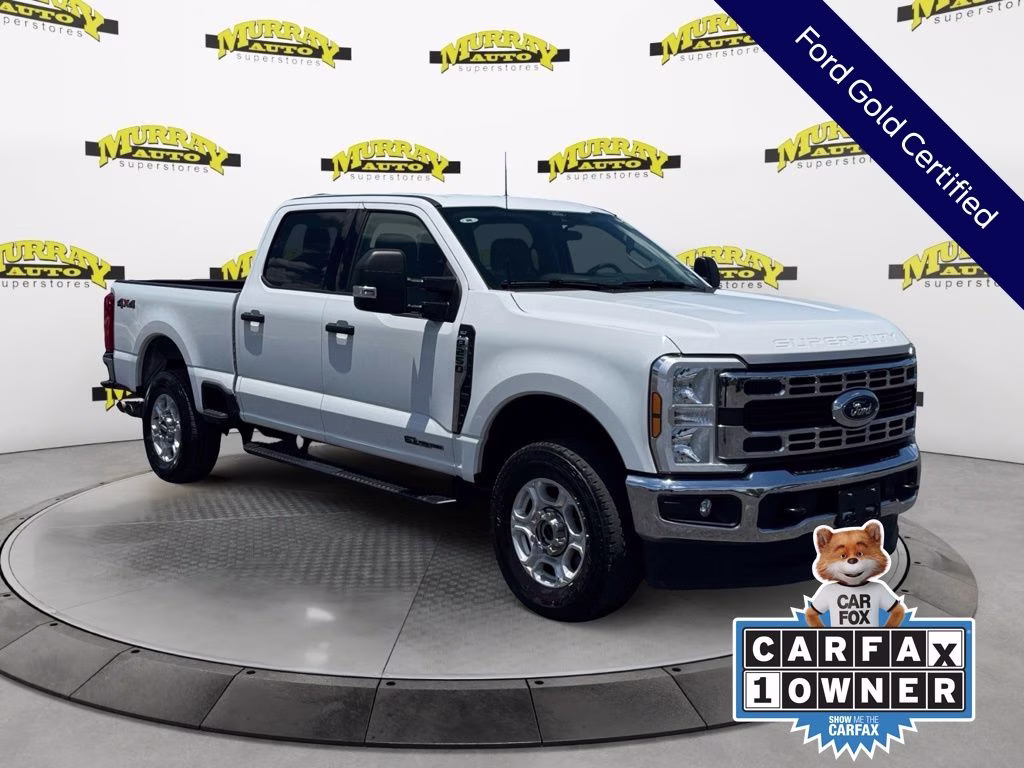 2025 White Ford Super Duty F-250 SRW XLT 4X4 Truck