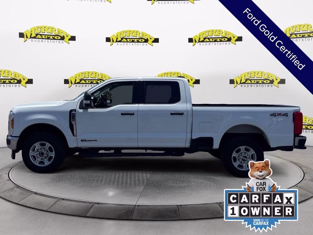 2025 White Ford Super Duty F-250 SRW XLT 4X4 Truck