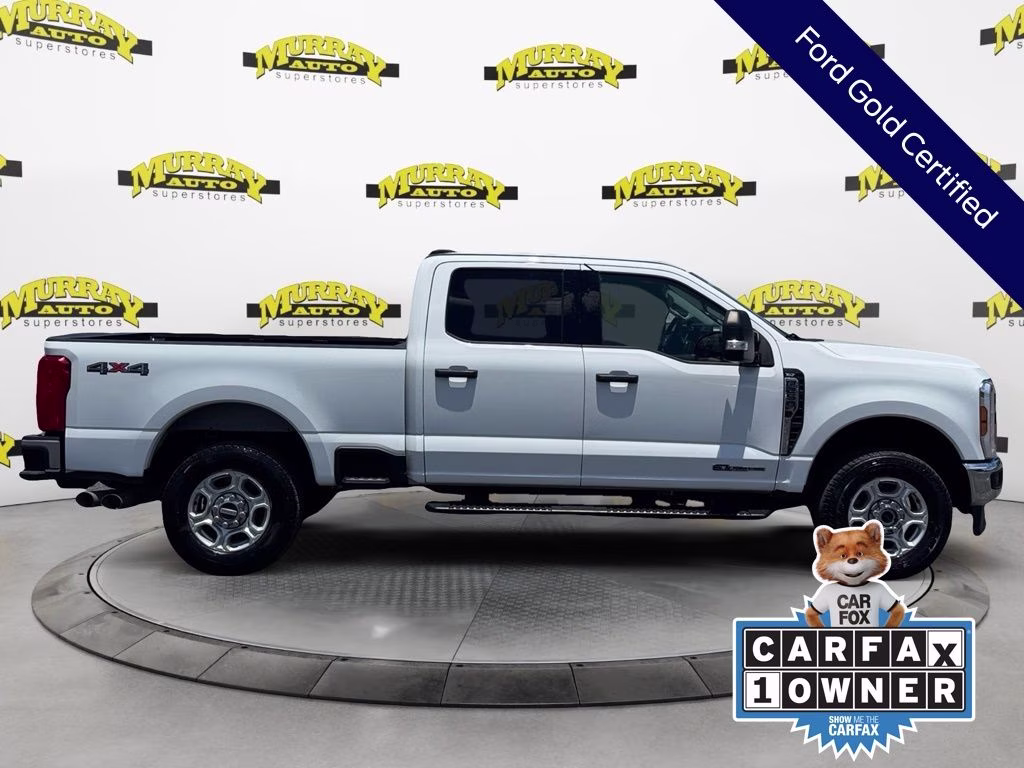 2025 White Ford Super Duty F-250 SRW XLT 4X4 Truck