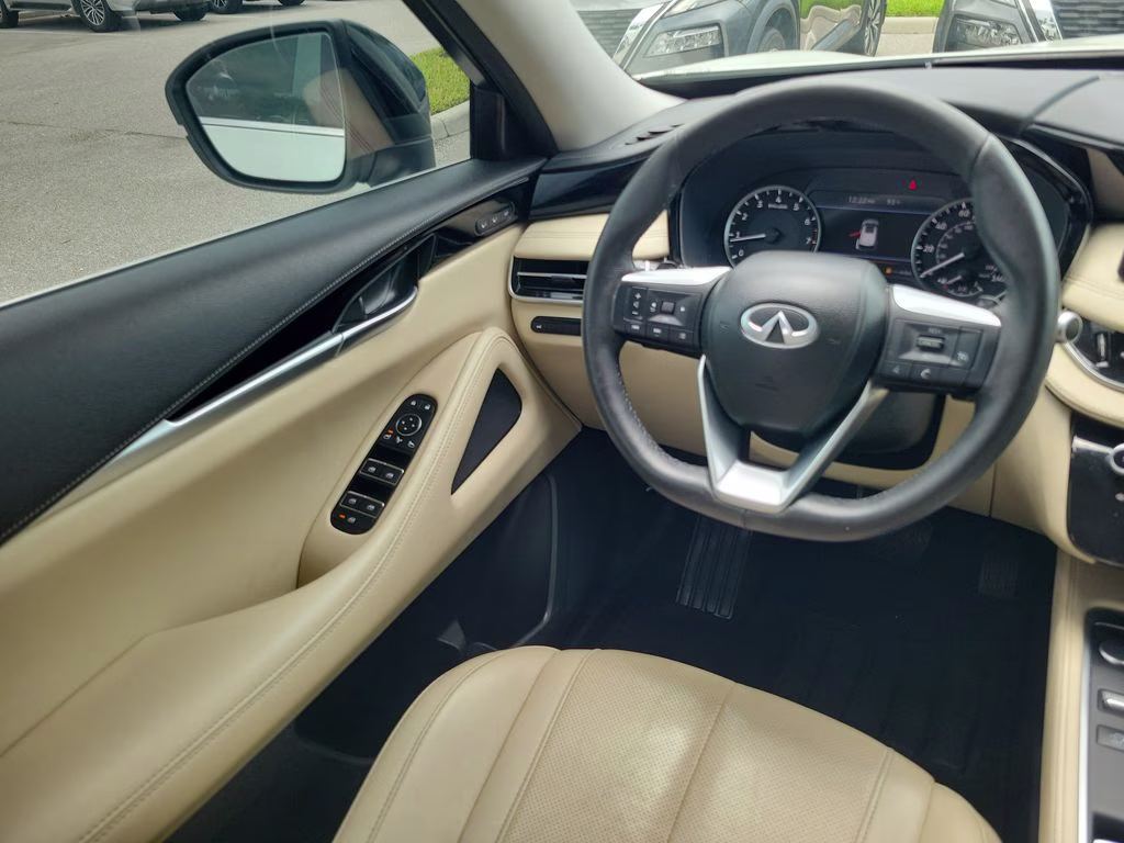 2023 Glacier White INFINITI QX60 PURE FWD SUV
