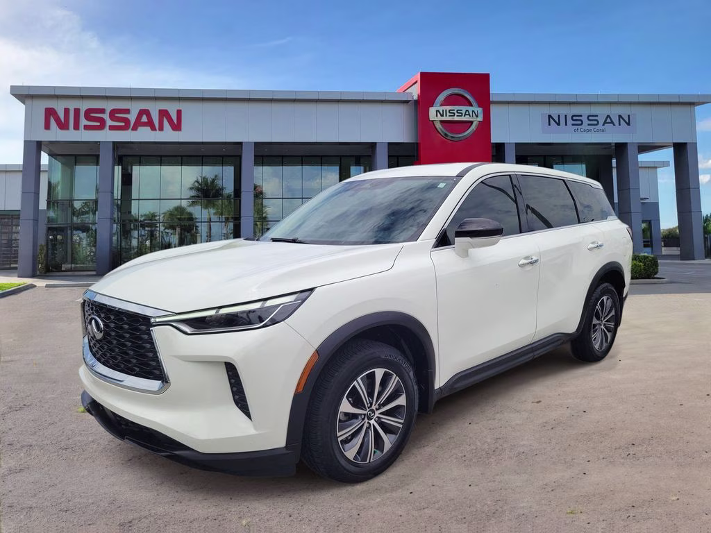 2023 Glacier White INFINITI QX60 PURE FWD SUV