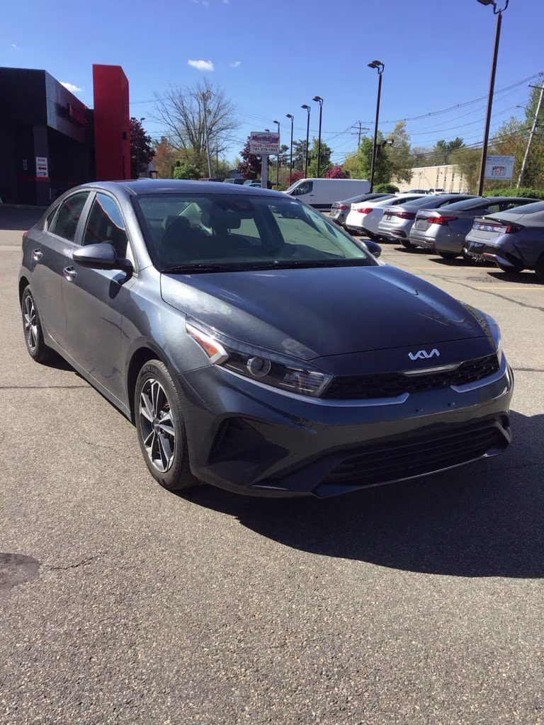 2024 Gravity Gray Kia Forte LXS FWD Sedan