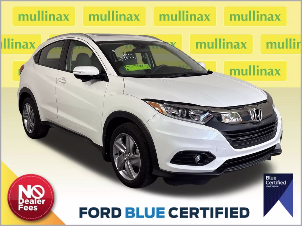 2019 Platinum White Pearl Honda HR-V EX FWD SUV