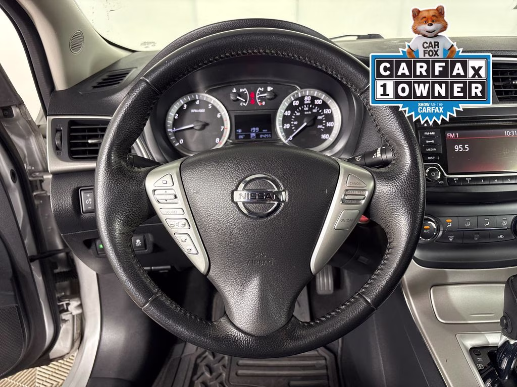 2015 Brilliant Silver Nissan Sentra SV FWD Sedan