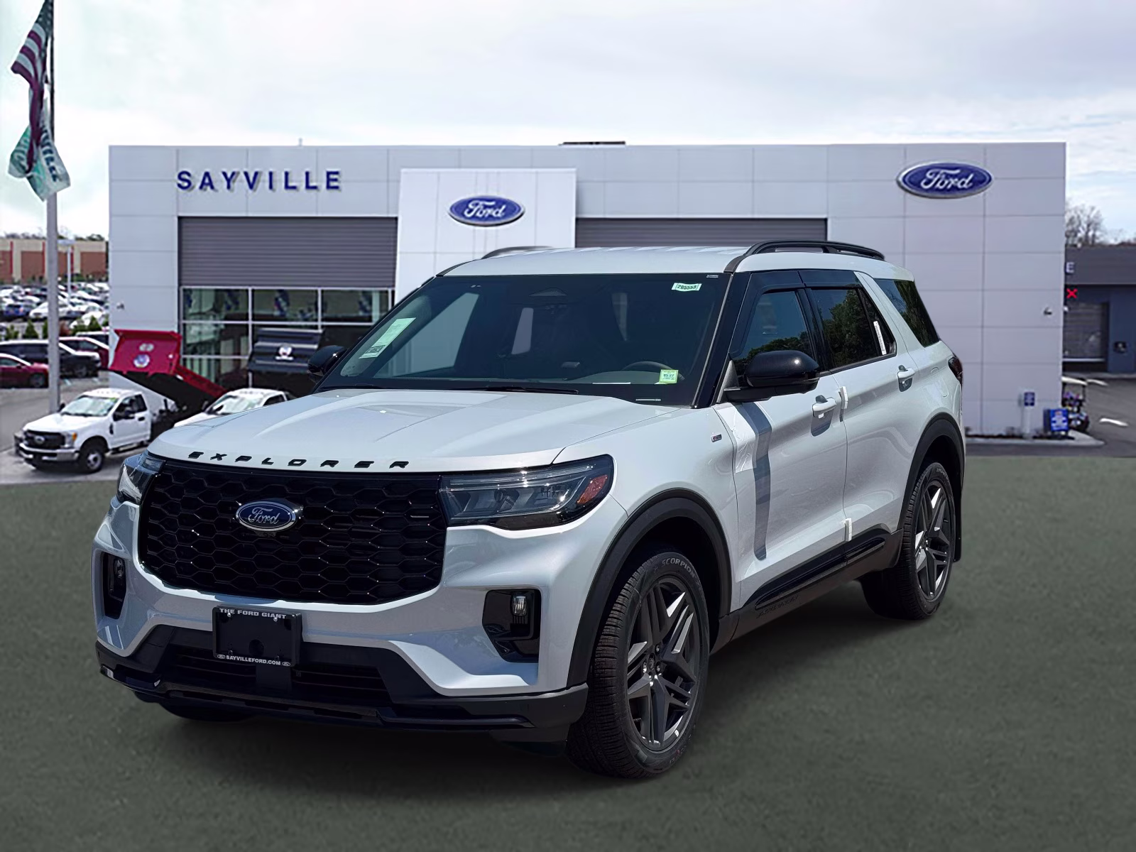 2026 White Ford Explorer ST-Line 4WD 4X4 SUV