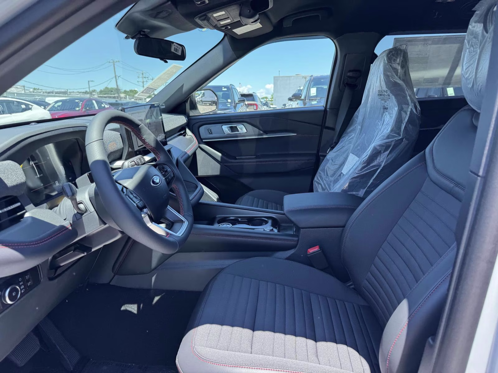 2026 White Ford Explorer ST-Line 4WD 4X4 SUV