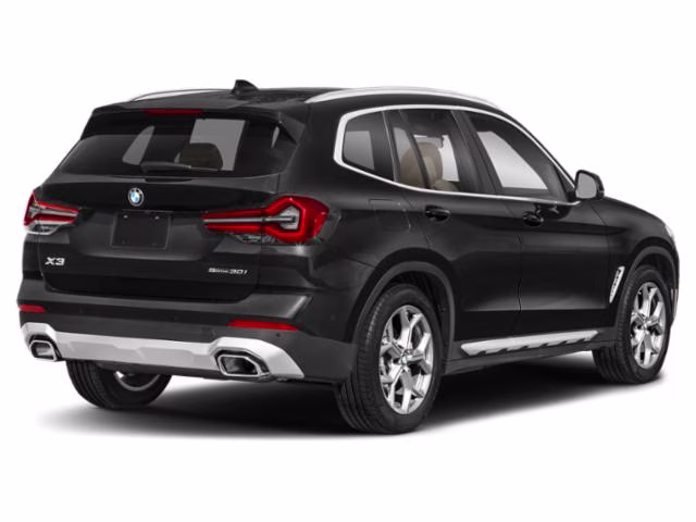 2022 Jet Black BMW X3 xDrive30i AWD SUV