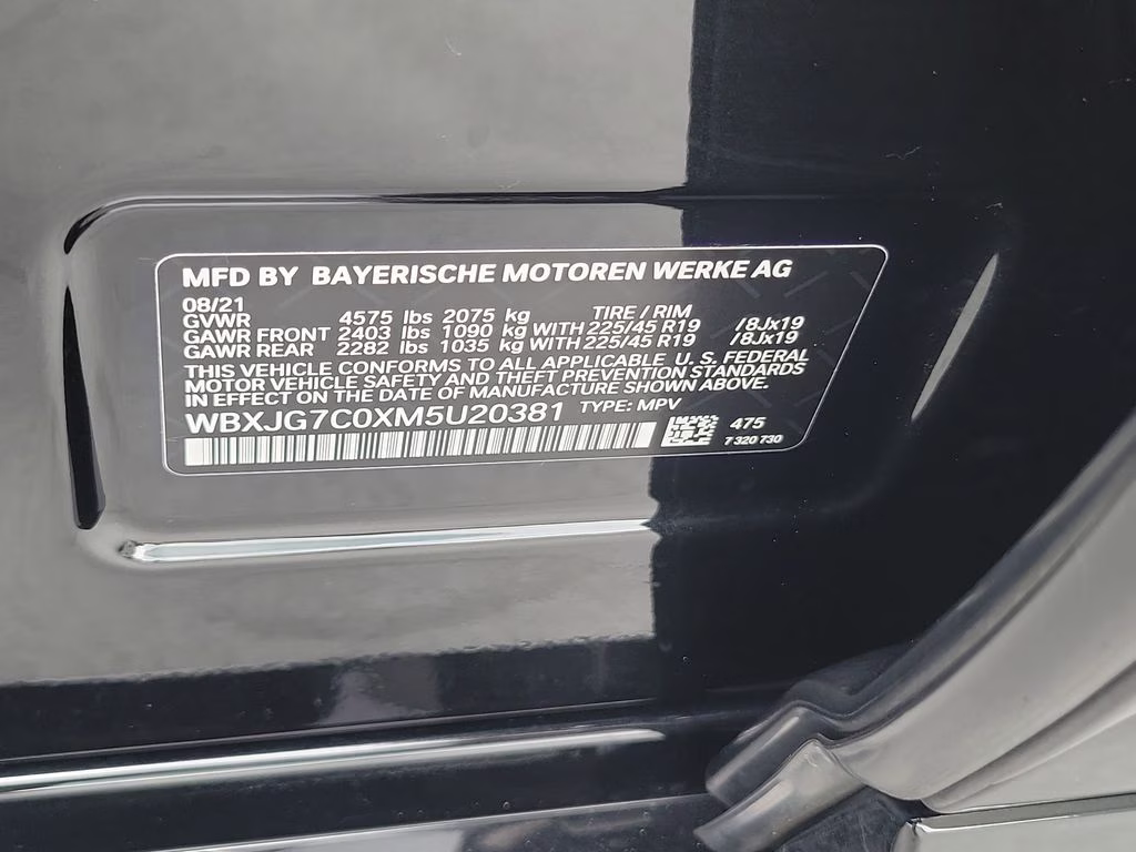 2021 Black Sapphire Metallic BMW X1 sDrive28i FWD SUV
