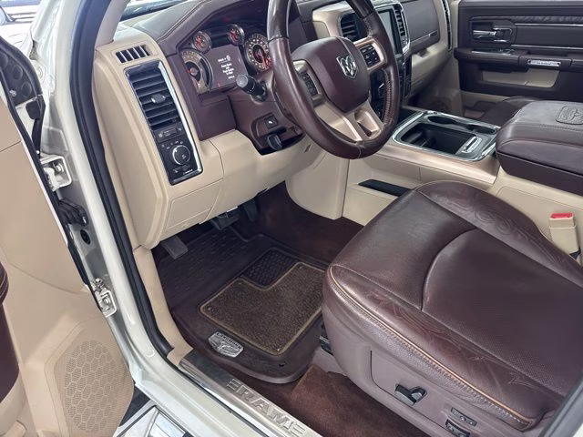 2017 Pearl White Ram 1500 Laramie Longhorn 4X4 Truck