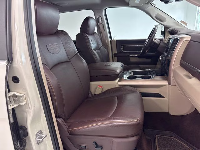2017 Pearl White Ram 1500 Laramie Longhorn 4X4 Truck