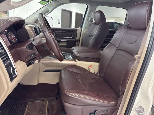 2017 Pearl White Ram 1500 Laramie Longhorn 4X4 Truck