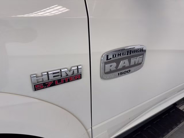 2017 Pearl White Ram 1500 Laramie Longhorn 4X4 Truck
