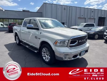 2017 Pearl White Ram 1500 Laramie Longhorn 4X4 Truck
