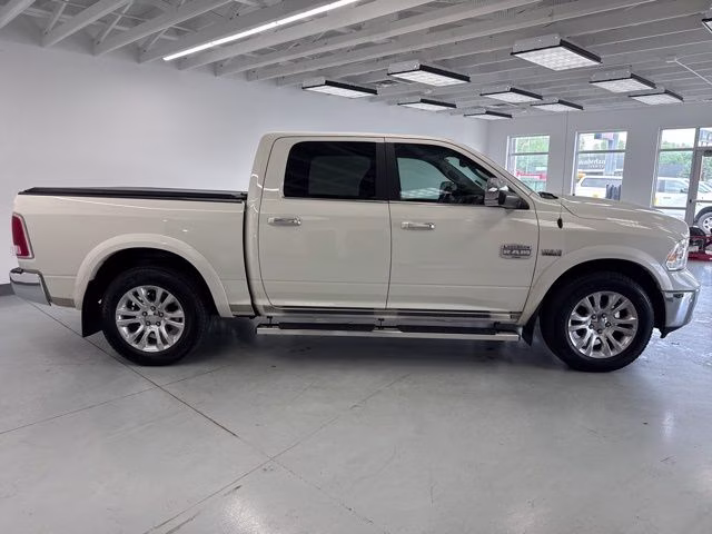 2017 Pearl White Ram 1500 Laramie Longhorn 4X4 Truck