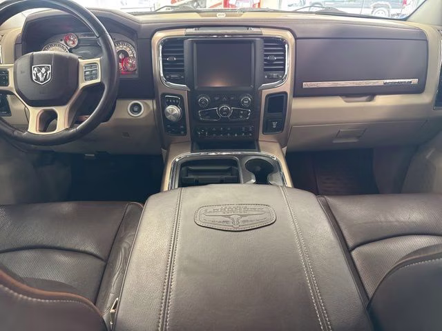 2017 Pearl White Ram 1500 Laramie Longhorn 4X4 Truck