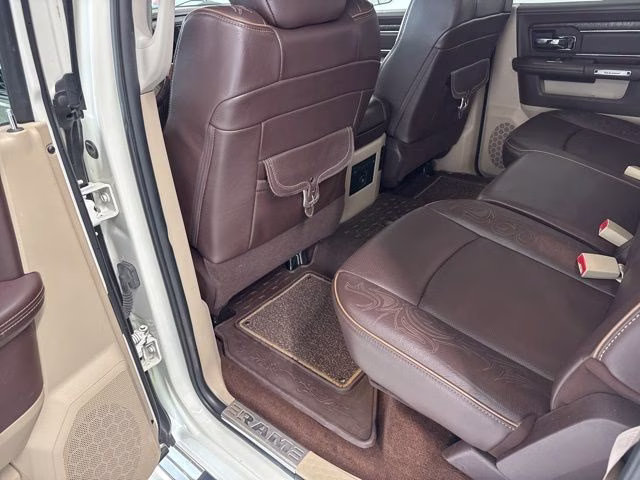 2017 Pearl White Ram 1500 Laramie Longhorn 4X4 Truck