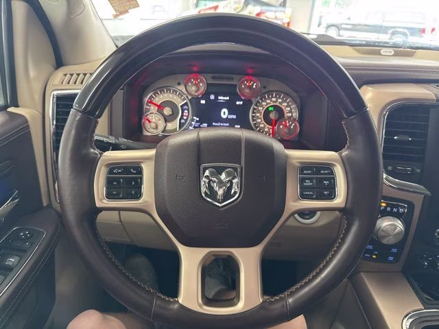 2017 Pearl White Ram 1500 Laramie Longhorn 4X4 Truck