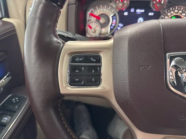 2017 Pearl White Ram 1500 Laramie Longhorn 4X4 Truck