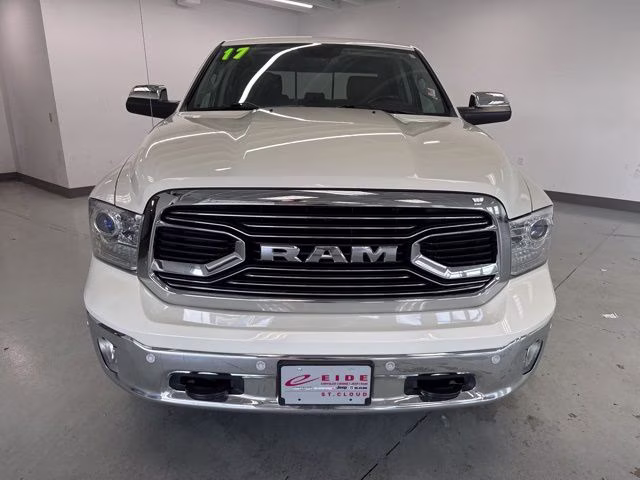 2017 Pearl White Ram 1500 Laramie Longhorn 4X4 Truck