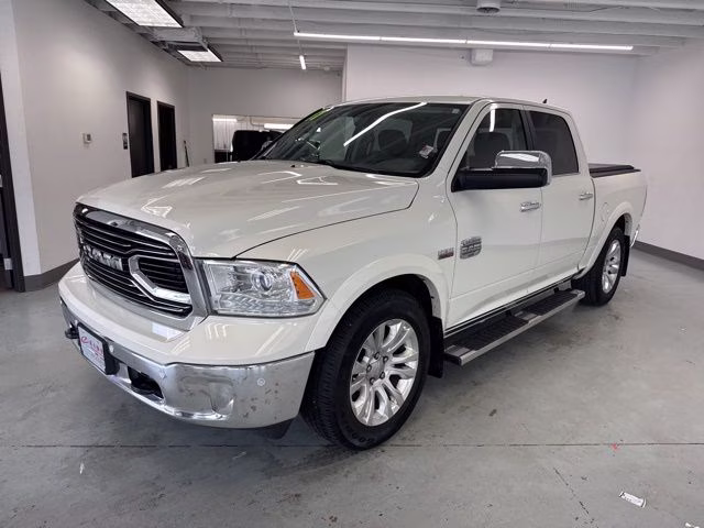 2017 Pearl White Ram 1500 Laramie Longhorn 4X4 Truck