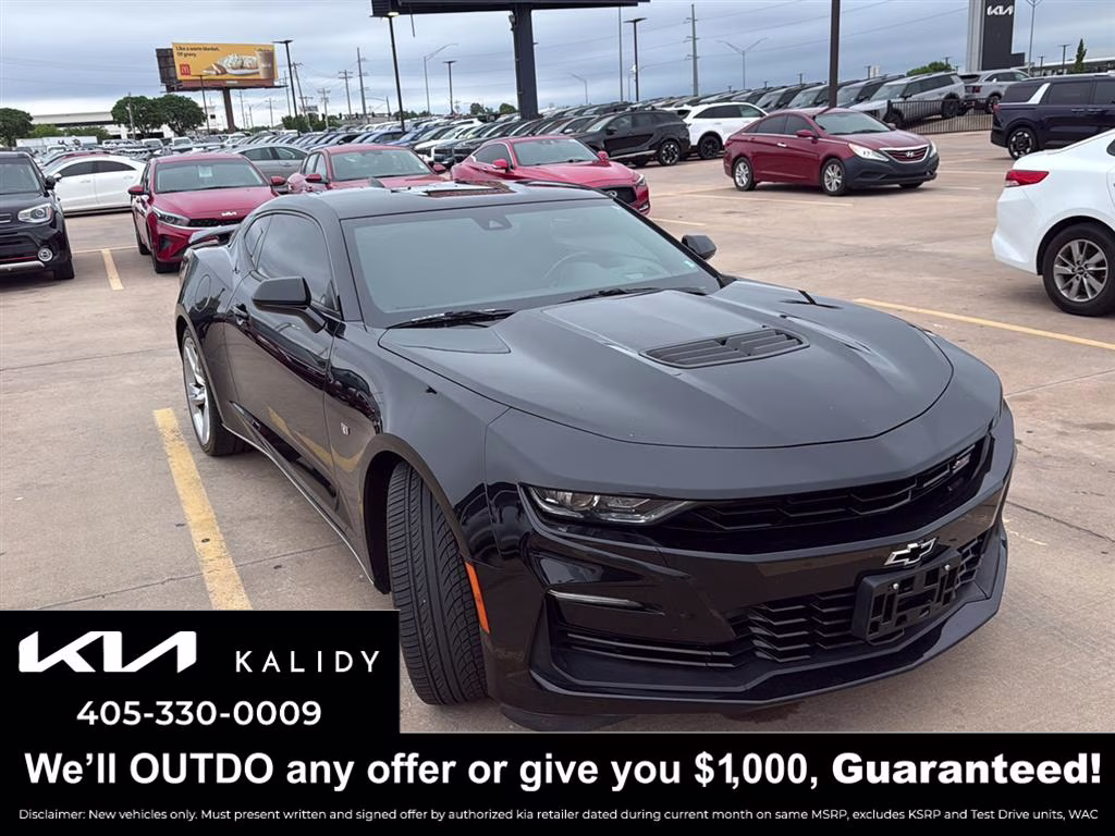 2019 Black Chevrolet Camaro 2SS RWD Coupe
