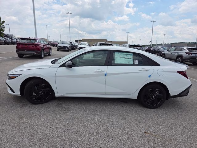 2026 Serenity White Pearl Hyundai Elantra SEL Sport FWD Sedan