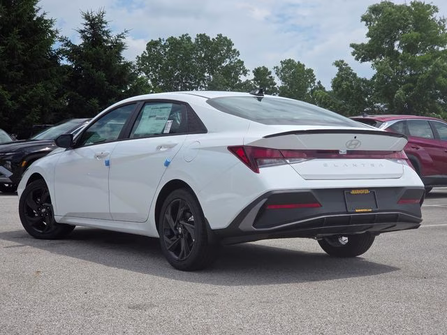 2026 Serenity White Pearl Hyundai Elantra SEL Sport FWD Sedan