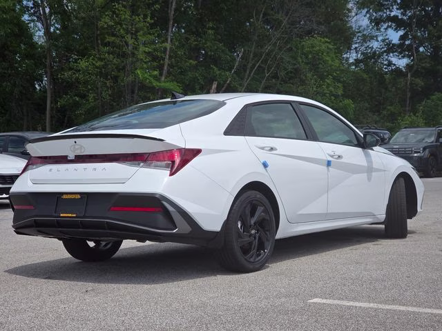 2026 Serenity White Pearl Hyundai Elantra SEL Sport FWD Sedan