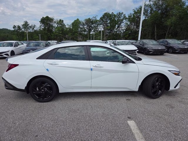 2026 Serenity White Pearl Hyundai Elantra SEL Sport FWD Sedan