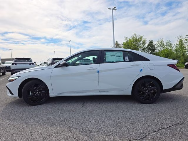 2026 Serenity White Pearl Hyundai Elantra SEL Sport FWD Sedan