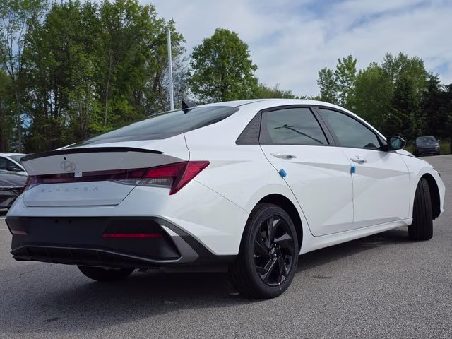 2026 Serenity White Pearl Hyundai Elantra SEL Sport FWD Sedan
