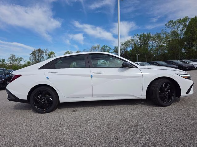 2026 Serenity White Pearl Hyundai Elantra SEL Sport FWD Sedan