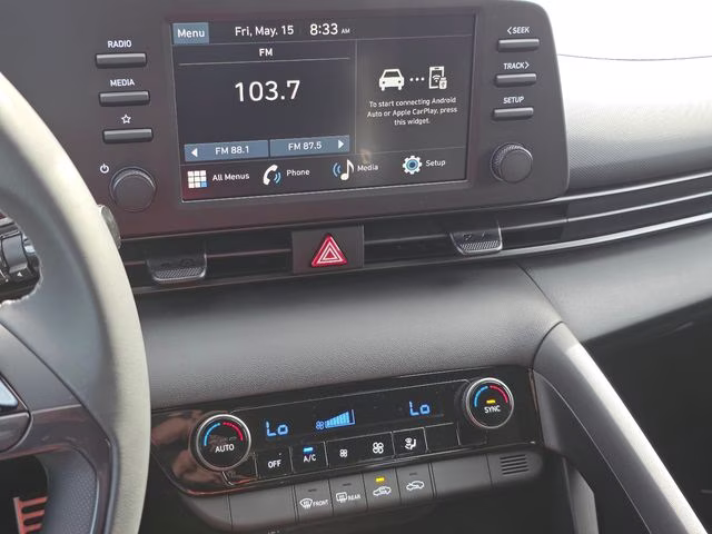 2026 Serenity White Pearl Hyundai Elantra SEL Sport FWD Sedan