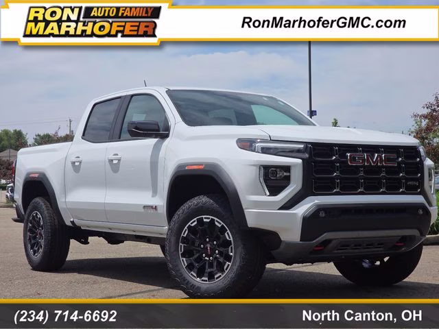 2026 Summit White GMC Canyon AT4 4X4 Truck