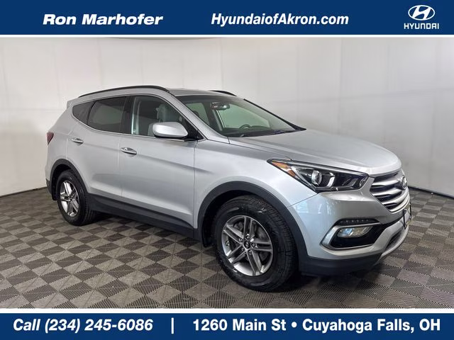 2017 Sparkling Silver Hyundai Santa Fe Sport 2.4 Base AWD SUV