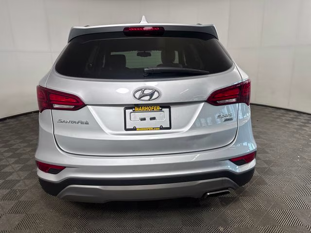 2017 Sparkling Silver Hyundai Santa Fe Sport 2.4 Base AWD SUV