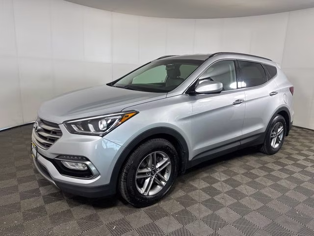 2017 Sparkling Silver Hyundai Santa Fe Sport 2.4 Base AWD SUV